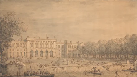 View of Old Somerset House from the Thames